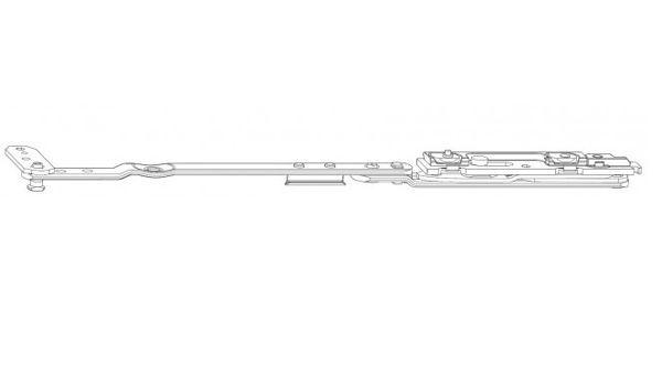 Ножницы на раме 801-1400 лев. NT АЛЮМИНИЙ DESIGNO