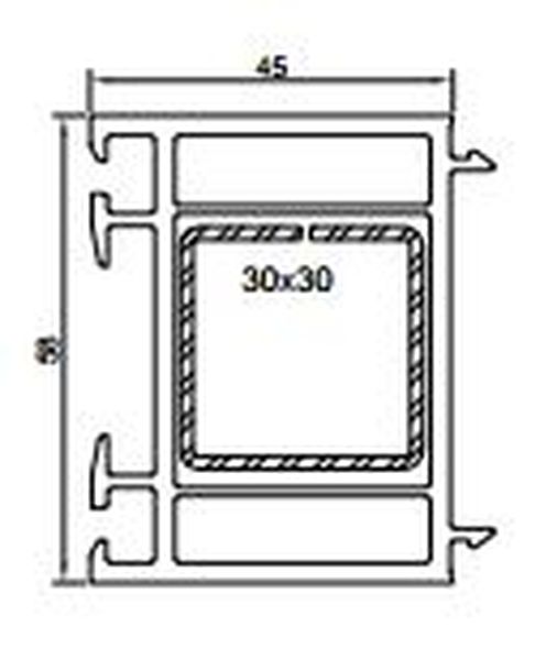 Расширитель 045мм COMFORT 58 серия шт=6,5м, пал=165шт=1072,5м