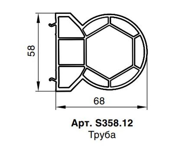 Труба с адаптером RED MAX 58 серия шт=6,5м, пал=64шт=416м