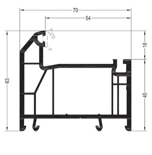 GRAZIO Коробка 63  шт=6м, пал=72шт=432м